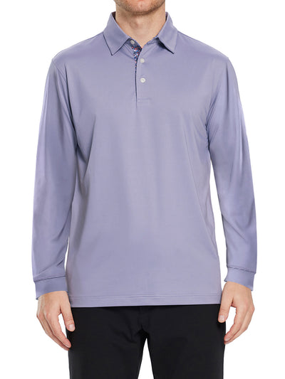 Men's Long Sleeve Golf Polo Shirts