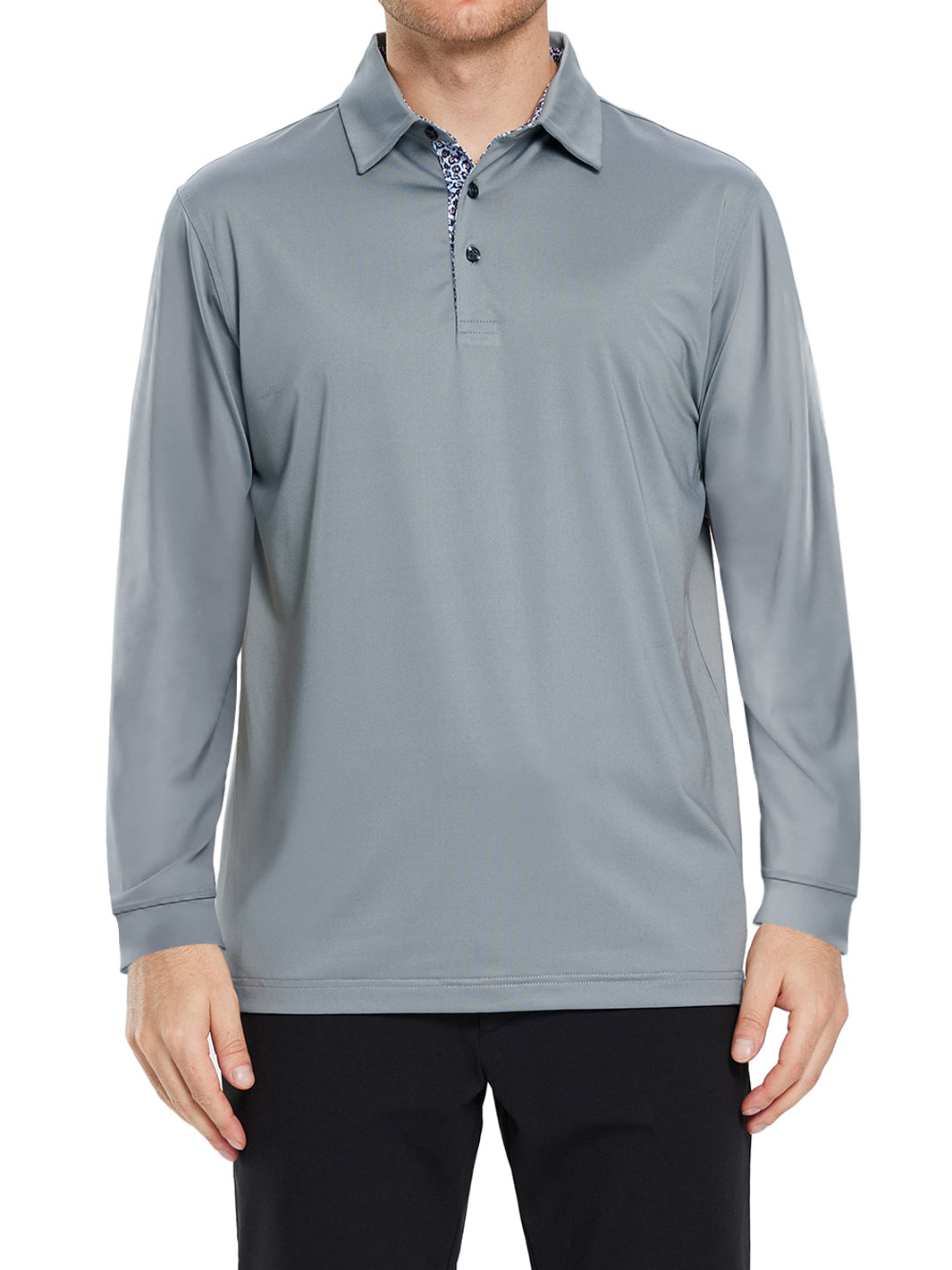 Men's Long Sleeve Golf Polo Shirts