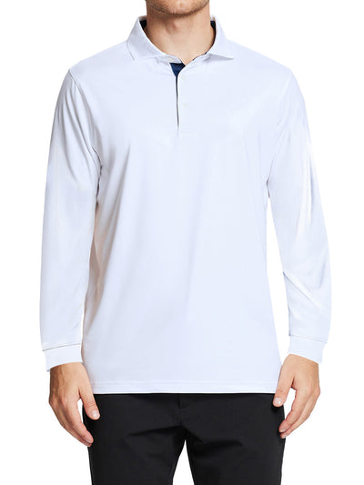 Men's Long Sleeve Golf Polo Shirts