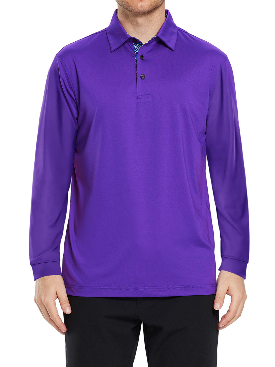 Men's Long Sleeve Golf Polo Shirts