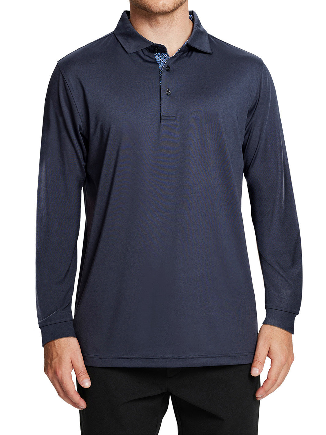 Men's Long Sleeve Golf Polo Shirts