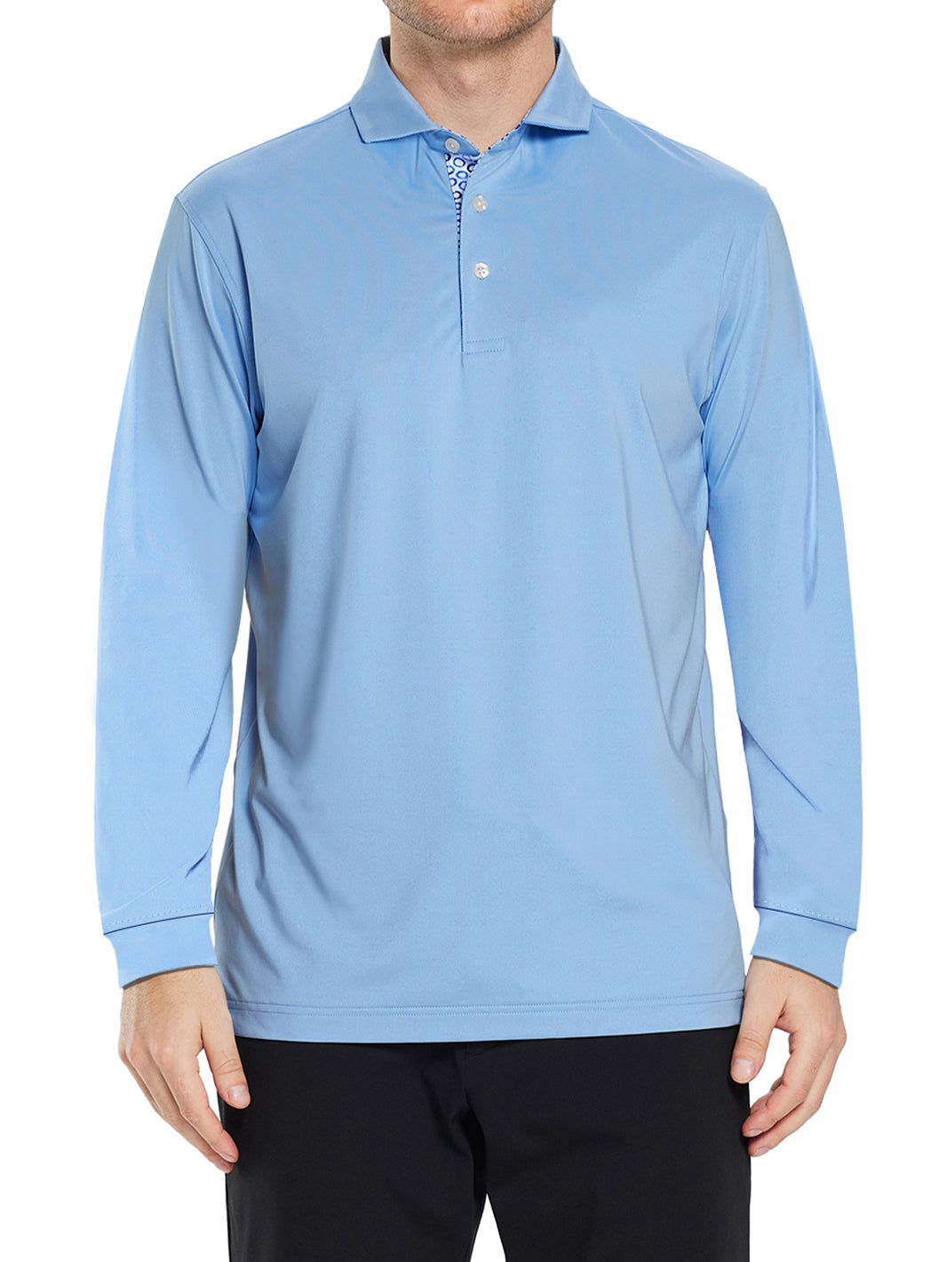 Men's Long Sleeve Golf Polo Shirts