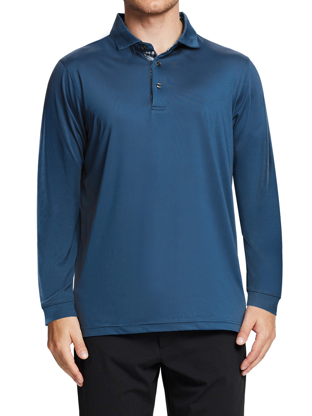 Men's Long Sleeve Golf Polo Shirts