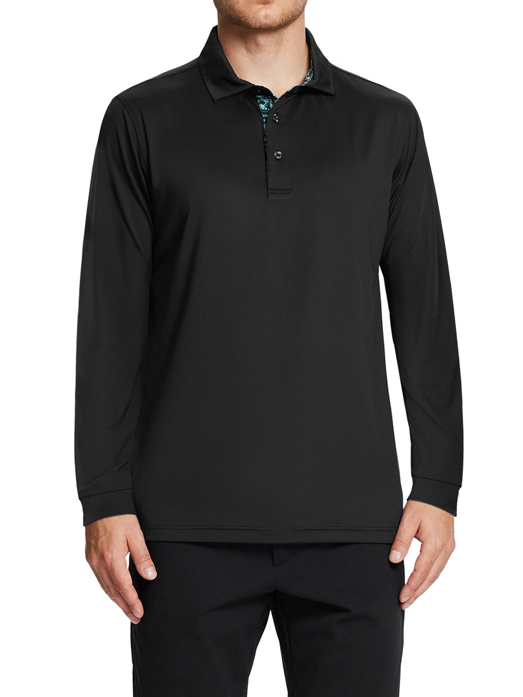 Men's Long Sleeve Golf Polo Shirts