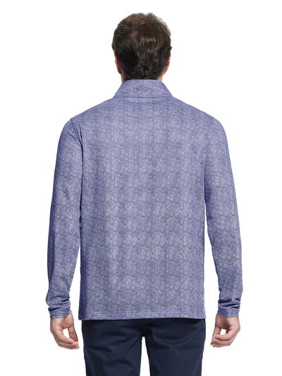 Men's Print Quarter Zip Golf Pullover