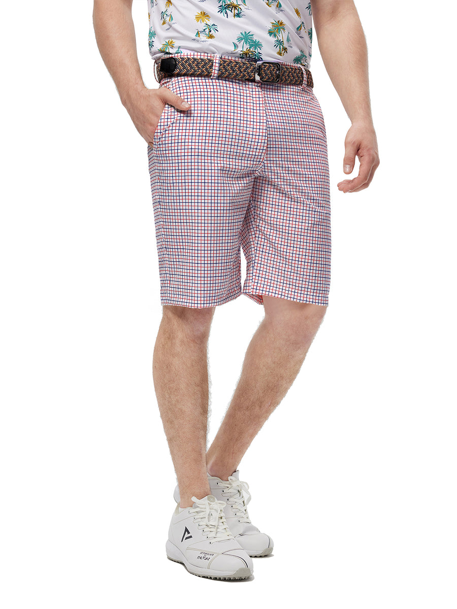 Golf Shorts Men Print Quick Dry 10'' Inseam Stretch Waist Flat Front Flex  Casual Men's Shorts – Maelreg